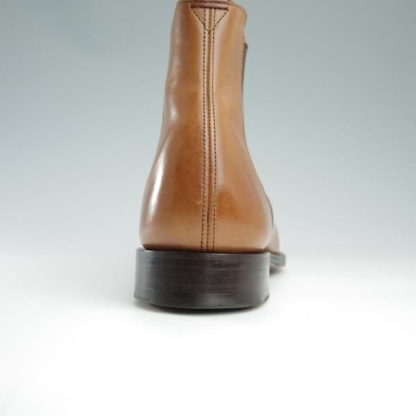 美品★チャーチ 80F/UK8【貴重★100ラスト/STAMFORD/サイドゴアブーツ】カーフ/茶/5都市ロゴ/メンズ/Church's★f518