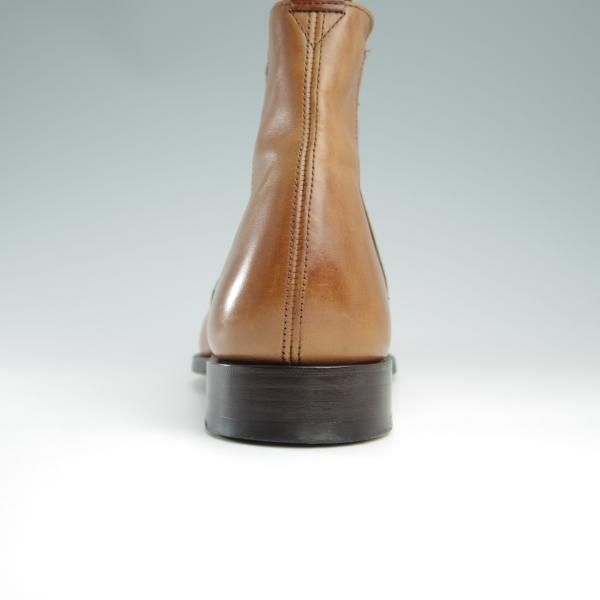 美品★チャーチ 80F/UK8【貴重★100ラスト/STAMFORD/サイドゴアブーツ】カーフ/茶/5都市ロゴ/メンズ/Church's★f518