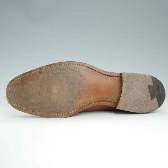 美品★チャーチ 80F/UK8【貴重★100ラスト/STAMFORD/サイドゴアブーツ】カーフ/茶/5都市ロゴ/メンズ/Church's★f518