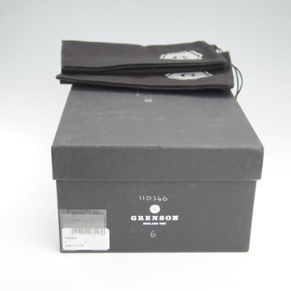 新品★(英)グレンソン 6F【定価￥74,800-★セミブローグ/OXFORD】カーフ/黒/メンズ/GRENSON★f521
