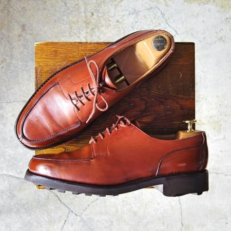 美品★クロケット&ジョーンズ 7.5E【現行定価￥88,000-★モールトン/MORETON】リッジウェイソール/292ラスト/Crockett&Jones★f522