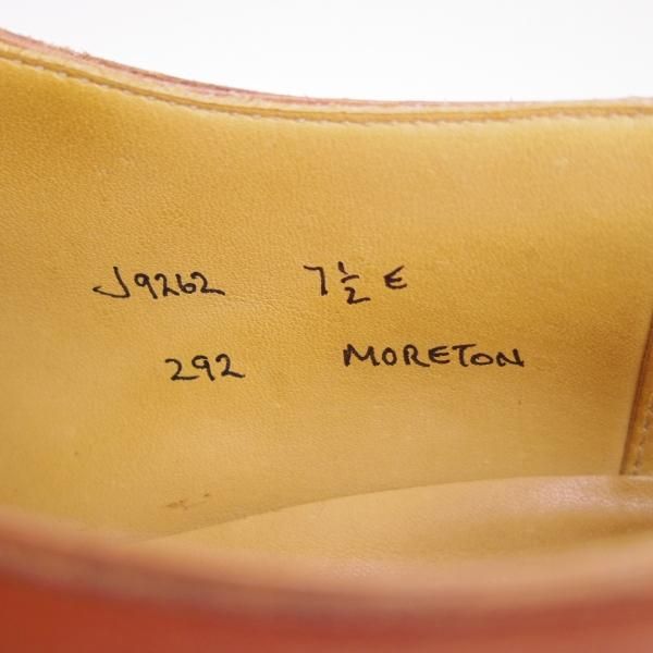 美品★クロケット&ジョーンズ 7.5E【現行定価￥88,000-★モールトン/MORETON】リッジウェイソール/292ラスト/Crockett&Jones★f522