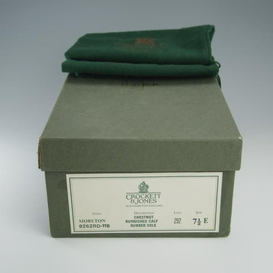 美品★クロケット&ジョーンズ 7.5E【現行定価￥88,000-★モールトン/MORETON】リッジウェイソール/292ラスト/Crockett&Jones★f522