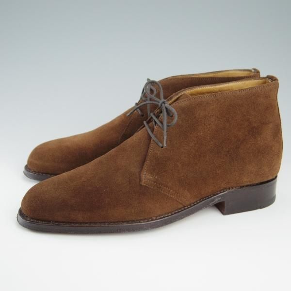 極上★(英)チーニー 6E【貴重★ブルックスブラザーズ別注/Brooks Brothers】175ラスト/チャッカブーツ/スエード/茶/メンズ/CHEANEY★f523