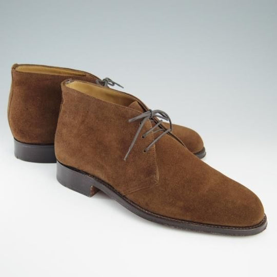 極上★(英)チーニー 6E【貴重★ブルックスブラザーズ別注/Brooks Brothers】175ラスト/チャッカブーツ/スエード/茶/メンズ/CHEANEY★f523