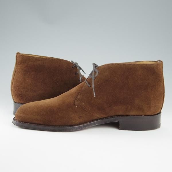 極上★(英)チーニー 6E【貴重★ブルックスブラザーズ別注/Brooks Brothers】175ラスト/チャッカブーツ/スエード/茶/メンズ/CHEANEY★f523