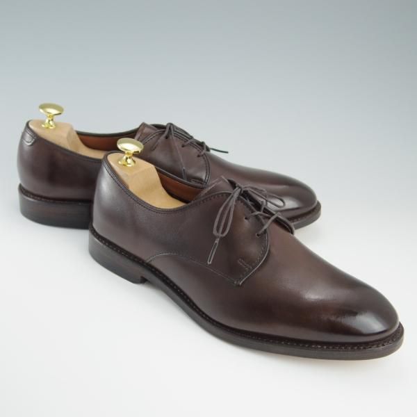 未使用★(米)アレンエドモンズ 7.5E【現行定価7.5万円程度★Kenilworth/ケニルワース】プレーントゥ/カーフ/濃茶/ALLEN EDMONDS★f531