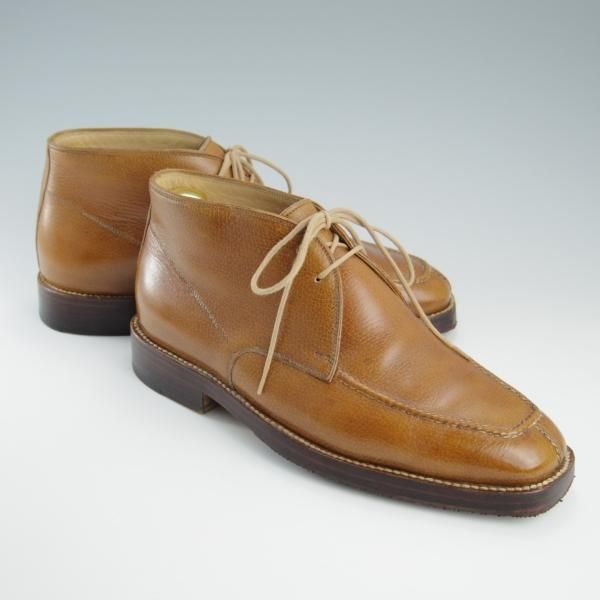 極上★(伊)シルヴァノ・ラッタンジ UK6.5程度【高額★オーダー品/ハンドソーンウェルテッド製法】茶/シルバノ/Silvano Lattanzi★f533