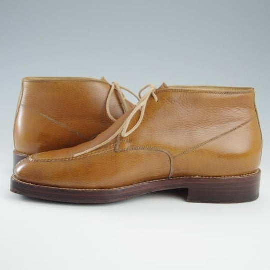 極上★(伊)シルヴァノ・ラッタンジ UK6.5程度【高額★オーダー品/ハンドソーンウェルテッド製法】茶/シルバノ/Silvano Lattanzi★f533