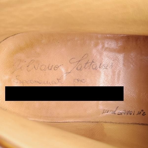 極上★(伊)シルヴァノ・ラッタンジ UK6.5程度【高額★オーダー品/ハンドソーンウェルテッド製法】茶/シルバノ/Silvano Lattanzi★f533