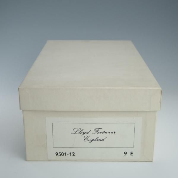 美品★クロケット&ジョーンズ 9E【★ロイドフットウェア別注/Lloyd Footwear】サイドエラスティック/カーフ/黒/Crockett&Jones★f536