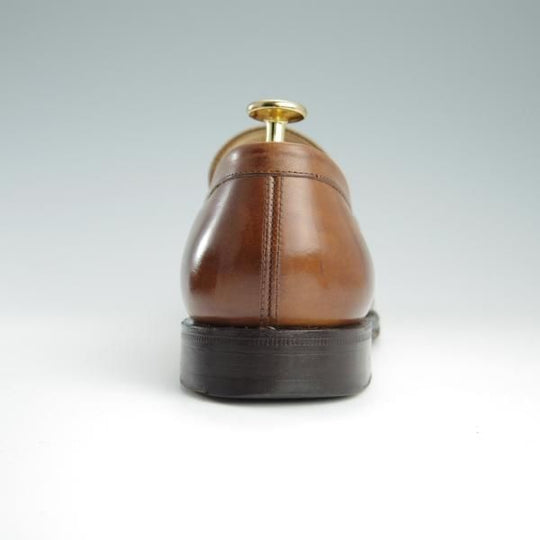 極上★チャーチ 70D/UK6.5程度【★コインローファー/Wesley】101ラスト/カーフ/薄茶/メンズ/Church's★f537