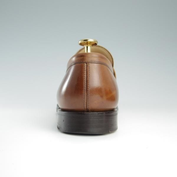 極上★チャーチ 70D/UK6.5程度【★コインローファー/Wesley】101ラスト/カーフ/薄茶/メンズ/Church's★f537