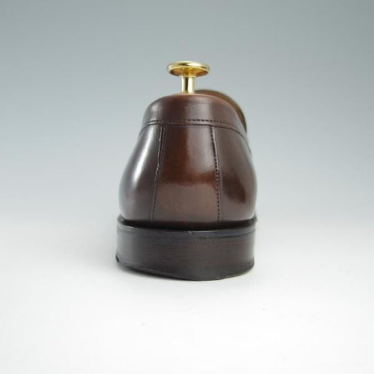 極上★(英)チーニー 6.5F【定価￥74,800-★HUDSON/ハドソン/コインローファー】5203ラスト/カーフ/MOCHA/濃茶/CHEANEY★f538