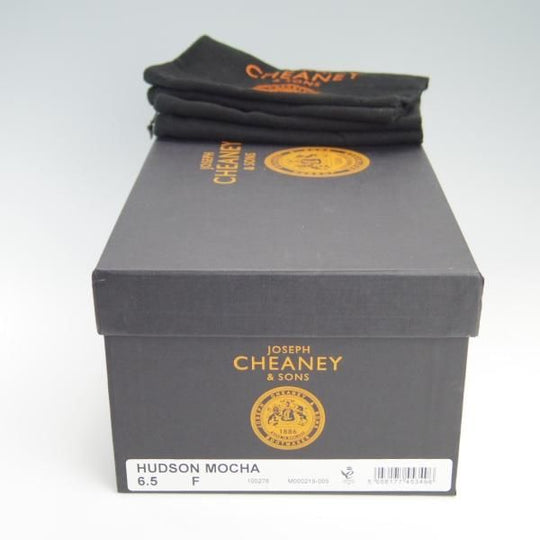 極上★(英)チーニー 6.5F【定価￥74,800-★HUDSON/ハドソン/コインローファー】5203ラスト/カーフ/MOCHA/濃茶/CHEANEY★f538