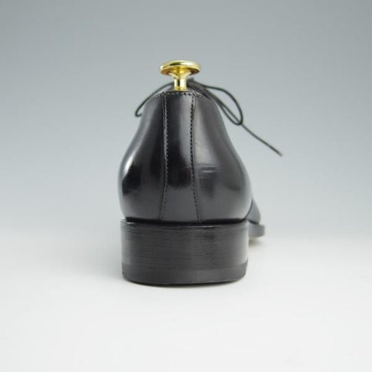 極美品★(伊)サントーニ SIZE 8【上級★グッドイヤーウェルテッド製法/12610】ストレートチップ/カーフ/黒/メンズ/Santoni★f540