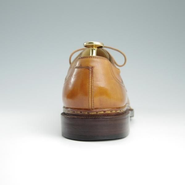 極上★(伊)シルヴァノ・ラッタンジ UK6.5程度【高額オーダー品★ベンティベーニャ製法】Uチップ/茶/シルバノ/Silvano Lattanzi★f542