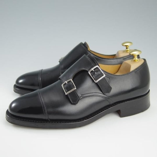 美品★ジョンロブ 5.5E【貴重★8797ラスト/WILLIAM/ウィリアム】ダブルモンク/カーフ/黒/メンズ/JOHN LOBB★f543