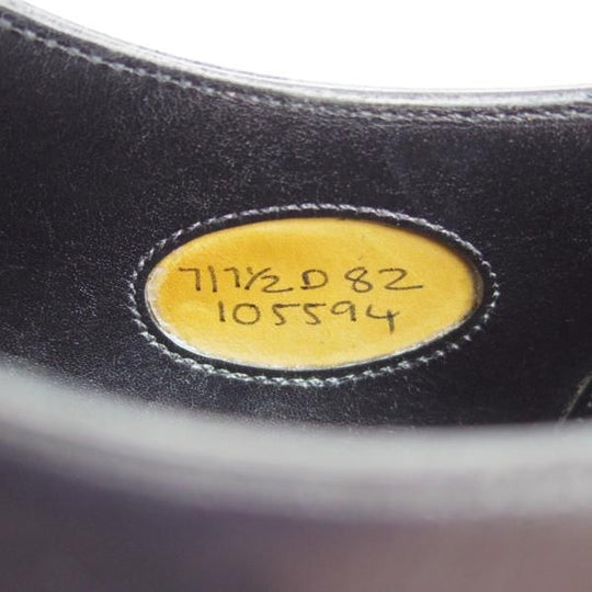 極上★エドワードグリーン 7D【現行定価￥174,900-★チェルシー/CHELSEA/82ラスト】ストレートチップ/カーフ/黒/EDWARD GREEN★f547