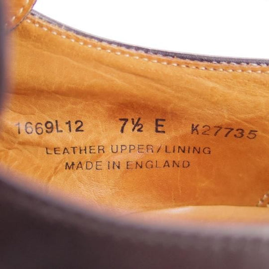 極美品★クロケット&ジョーンズ 7.5E【★(英)ポールセンスコーン別注/Poulsen Skone】モンクストラップ/カーフ/黒/Crockett&Jones★f548