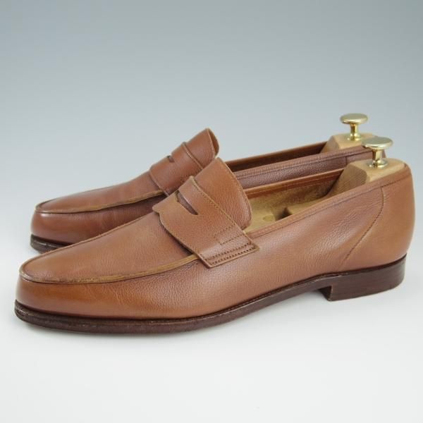 極上★クロケット&ジョーンズ 8.5E【★ユナイテッドアローズ別注/ANTON】366ラスト/コインローファー/United Arrows/Crockett&Jones★f549