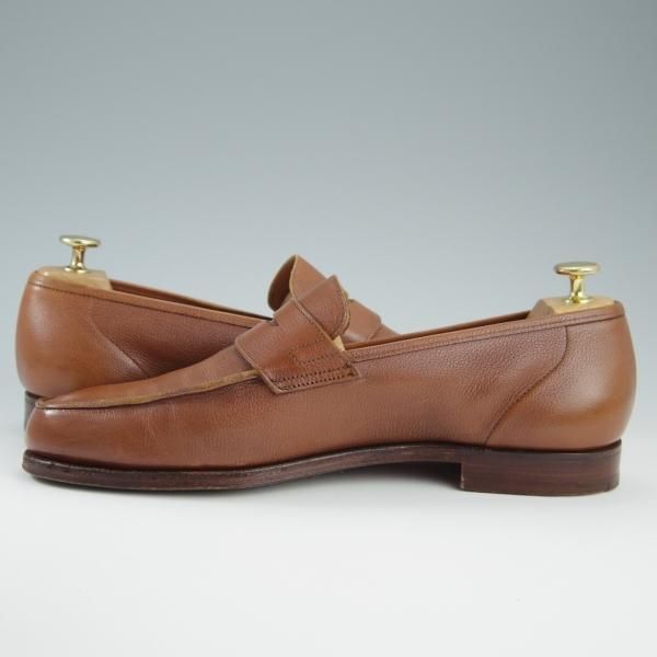 極上★クロケット&ジョーンズ 8.5E【★ユナイテッドアローズ別注/ANTON】366ラスト/コインローファー/United Arrows/Crockett&Jones★f549