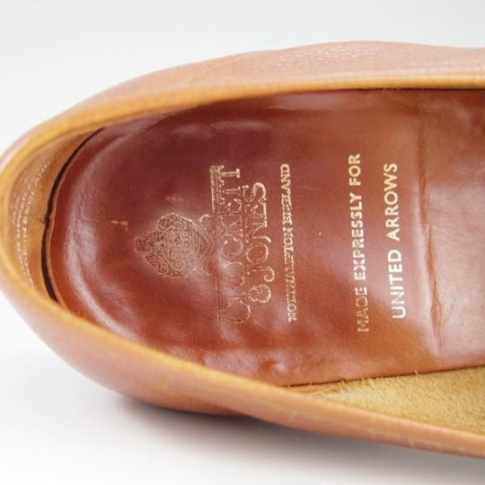 極上★クロケット&ジョーンズ 8.5E【★ユナイテッドアローズ別注/ANTON】366ラスト/コインローファー/United Arrows/Crockett&Jones★f549