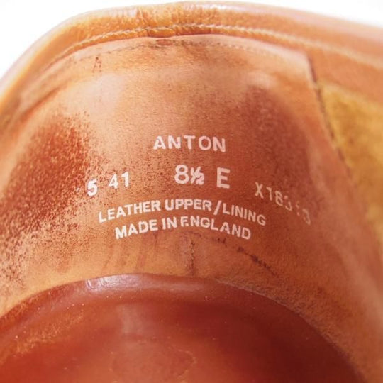 極上★クロケット&ジョーンズ 8.5E【★ユナイテッドアローズ別注/ANTON】366ラスト/コインローファー/United Arrows/Crockett&Jones★f549