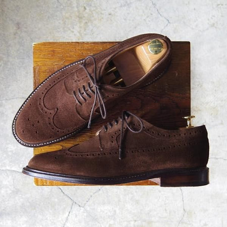 美品★(英)チーニー 8F【モデル定価￥62,640-★BAXLEY ALT/ジャーナルスタンダード別注】175ラスト/ロングウイング/スエード/CHEANEY★f550