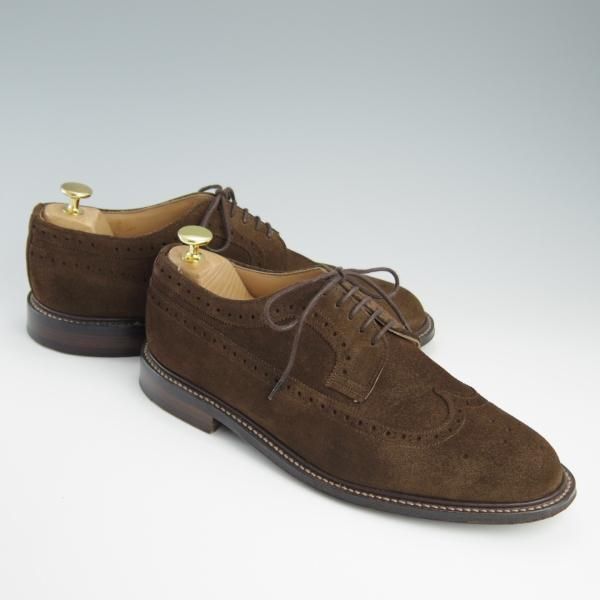 美品★(英)チーニー 8F【モデル定価￥62,640-★BAXLEY ALT/ジャーナルスタンダード別注】175ラスト/ロングウイング/スエード/CHEANEY★f550