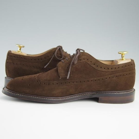 美品★(英)チーニー 8F【モデル定価￥62,640-★BAXLEY ALT/ジャーナルスタンダード別注】175ラスト/ロングウイング/スエード/CHEANEY★f550