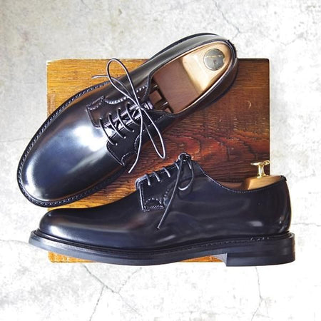 新品★チャーチ 75F/UK7.5【定価￥103,400-★シャノン/SHANNON R】ダイナイトソール仕様/103ラスト/プレーントゥ/黒/Church's★f551