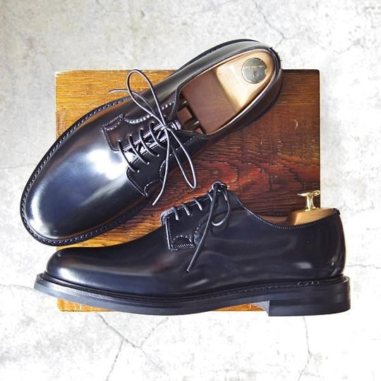 新品★チャーチ 75F/UK7.5【定価￥103,400-★シャノン/SHANNON R】ダイナイトソール仕様/103ラスト/プレーントゥ/黒/Church's★f551