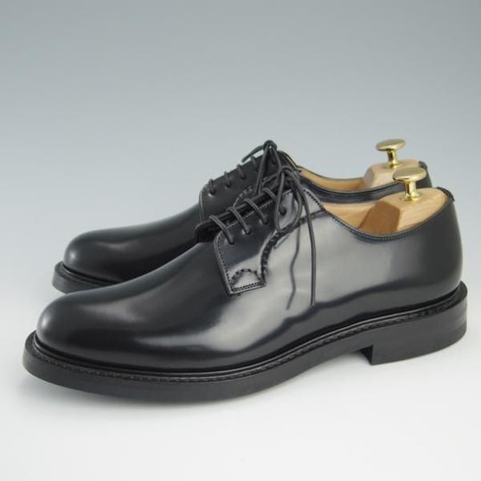 新品★チャーチ 75F/UK7.5【定価￥103,400-★シャノン/SHANNON R】ダイナイトソール仕様/103ラスト/プレーントゥ/黒/Church's★f551