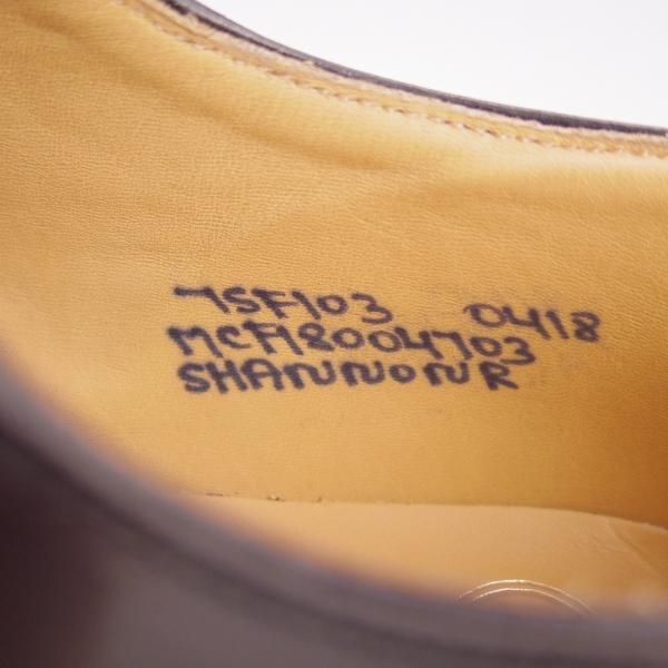 新品★チャーチ 75F/UK7.5【定価￥103,400-★シャノン/SHANNON R】ダイナイトソール仕様/103ラスト/プレーントゥ/黒/Church's★f551