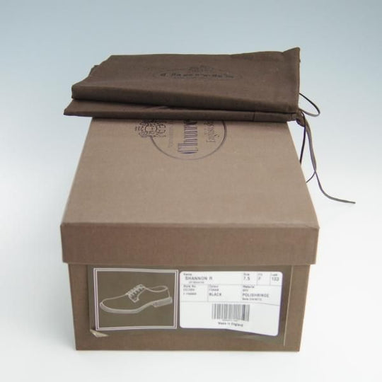 新品★チャーチ 75F/UK7.5【定価￥103,400-★シャノン/SHANNON R】ダイナイトソール仕様/103ラスト/プレーントゥ/黒/Church's★f551