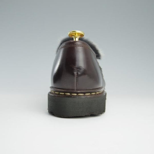 極美品★パラブーツ SIZE 5.5【定価￥92,400-★VISON(ミンクファー)仕様/REIMS/ビームス別注】ランス/リスレザー/BEAMS/Paraboot★f552