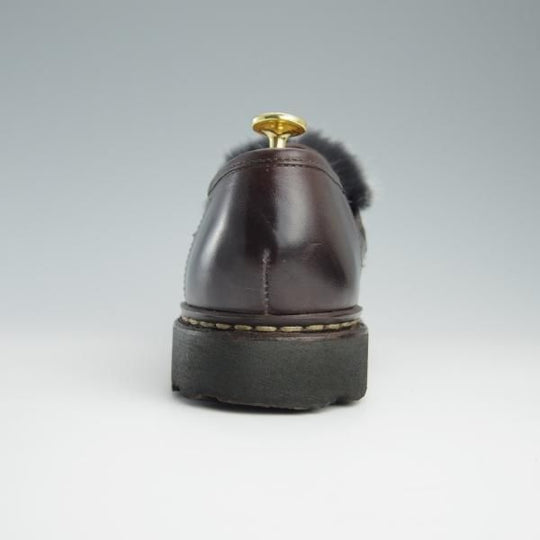 極美品★パラブーツ SIZE 5.5【定価￥92,400-★VISON(ミンクファー)仕様/REIMS/ビームス別注】ランス/リスレザー/BEAMS/Paraboot★f552