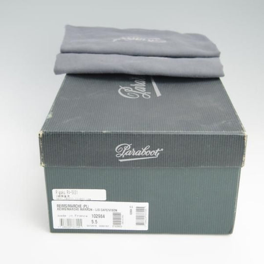 極美品★パラブーツ SIZE 5.5【定価￥92,400-★VISON(ミンクファー)仕様/REIMS/ビームス別注】ランス/リスレザー/BEAMS/Paraboot★f552