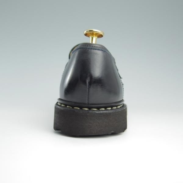 美品★パラブーツ SIZE 5.5【定価￥71,500-★ランス/REIMS】コインローファー/リスレザー/マルシェソール/NUIT/紺/Paraboot★f553