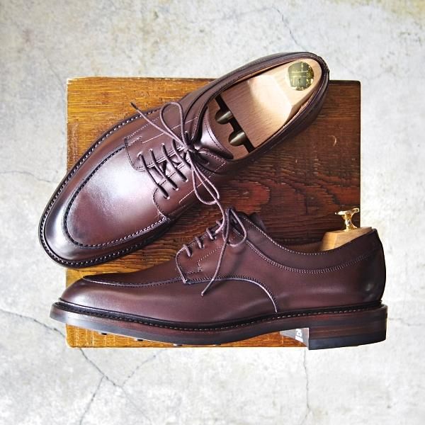 新品★ラルフローレン SIZE 25【定価￥50,600-★ダイナイトソール仕様/Uチップ】RL06/カーフ/濃茶/Ralph Lauren/リーガル/REGAL★f562