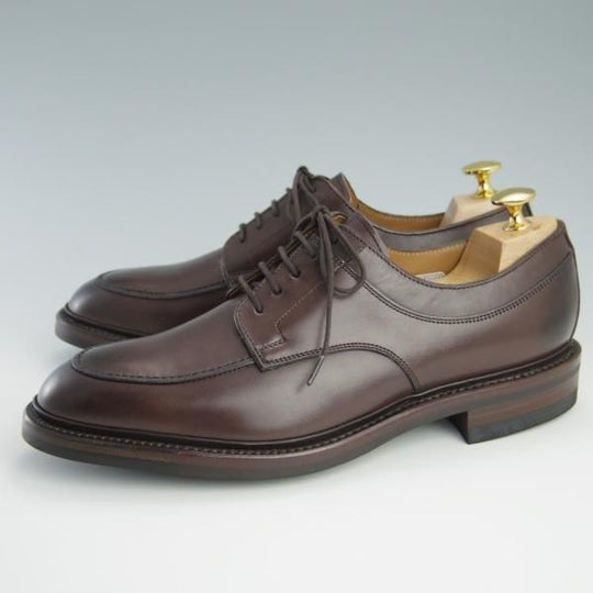 新品★ラルフローレン SIZE 25【定価￥50,600-★ダイナイトソール仕様/Uチップ】RL06/カーフ/濃茶/Ralph Lauren/リーガル/REGAL★f562