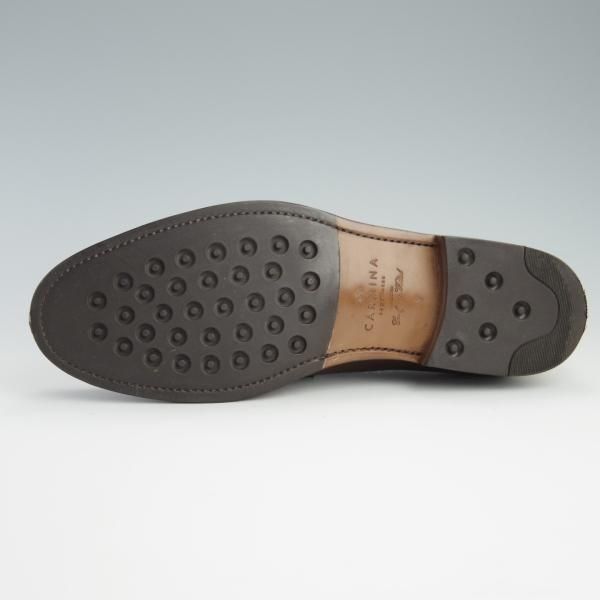 極上★(スペイン製)CARMINA/カルミナ SIZE 7【定価￥72,600-★コインローファー/80578】GENOVAラスト/カーフ/MARRON/茶/メンズ★f564