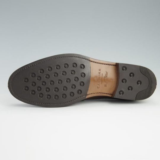 極上★(スペイン製)CARMINA/カルミナ SIZE 7【定価￥72,600-★コインローファー/80578】GENOVAラスト/カーフ/MARRON/茶/メンズ★f564