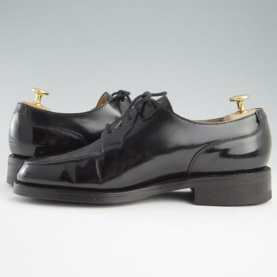 極美品★クロケット&ジョーンズ 6E【定価￥85,800-★FRAME別注/モールトン/MORETON】292ラスト/Uチップ/黒/メンズ/Crockett&Jones★f566