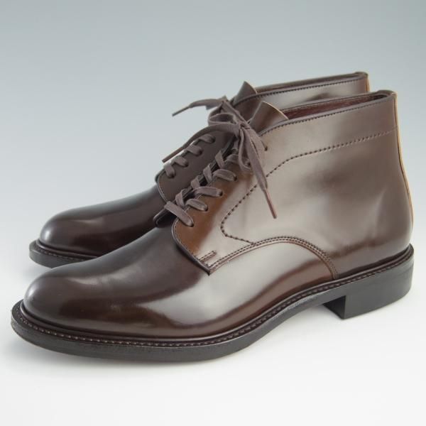 極美品★Makers/メイカーズ SIZE 8【定価￥112,320-★ダークコニャック色/コードバン/ホーウィン社】CDVN-06/チャッカブーツ/茶★f567