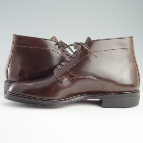 極美品★Makers/メイカーズ SIZE 8【定価￥112,320-★ダークコニャック色/コードバン/ホーウィン社】CDVN-06/チャッカブーツ/茶★f567