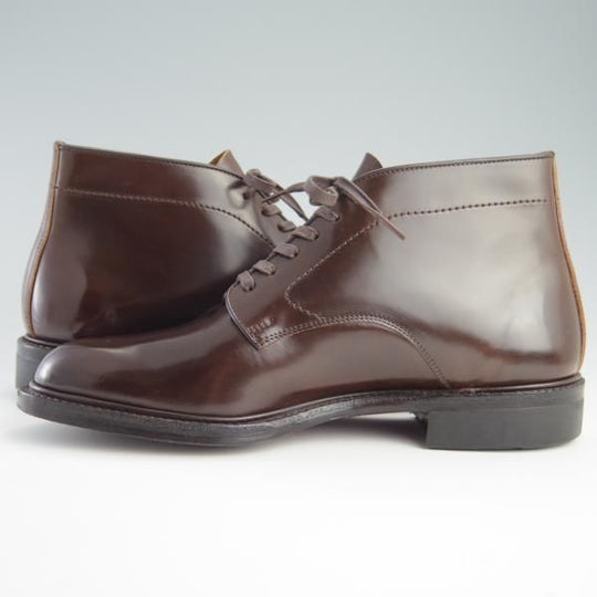 極美品★Makers/メイカーズ SIZE 8【定価￥112,320-★ダークコニャック色/コードバン/ホーウィン社】CDVN-06/チャッカブーツ/茶★f567