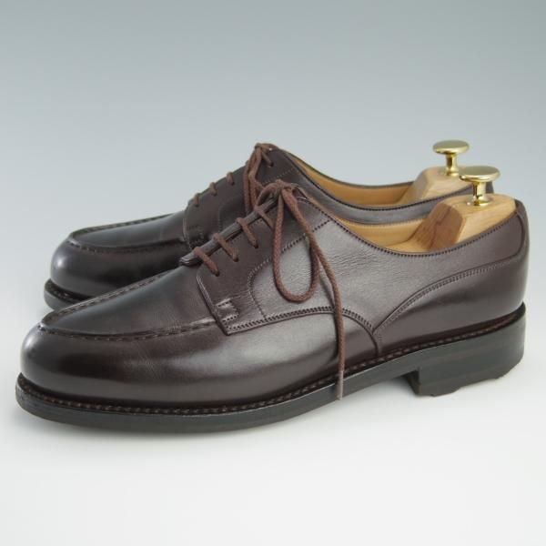美品★J.M.ウェストン 7D【定価￥126,500-★NOVO CALF/ノヴォカーフ/ゴルフ/GOLF】641/31ラスト/Uチップ/濃茶/Weston/ウエストン★f568
