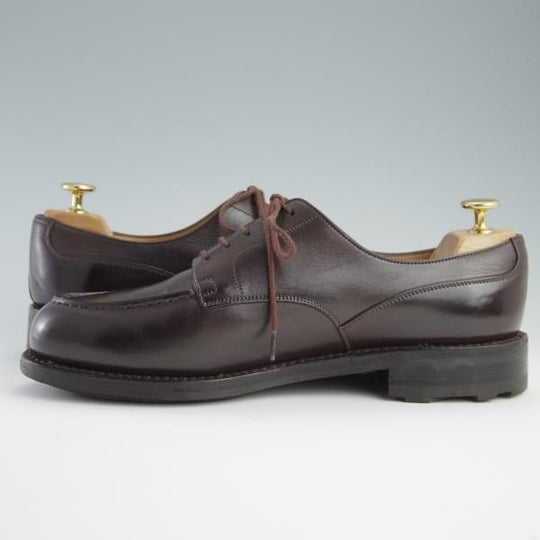 美品★J.M.ウェストン 7D【定価￥126,500-★NOVO CALF/ノヴォカーフ/ゴルフ/GOLF】641/31ラスト/Uチップ/濃茶/Weston/ウエストン★f568
